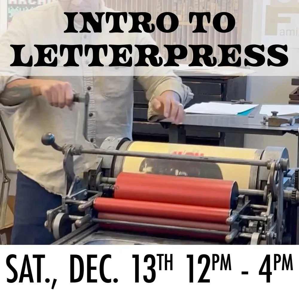 Intro to Letterpress