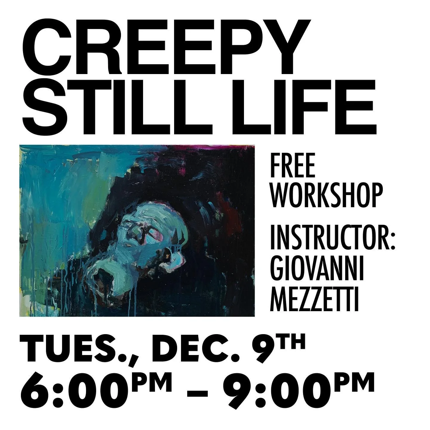 Free workshops taught by our fall STARs @mezzettigion @dv.valencia @jonathanyubi and @brujitawarrior ! Sign on up!

#free #freeworkshop #freeartworkshop #symbols #painting #stilllife #zenes #guttenbergarts #spaceandtimeartistresidency #star #nj #newj