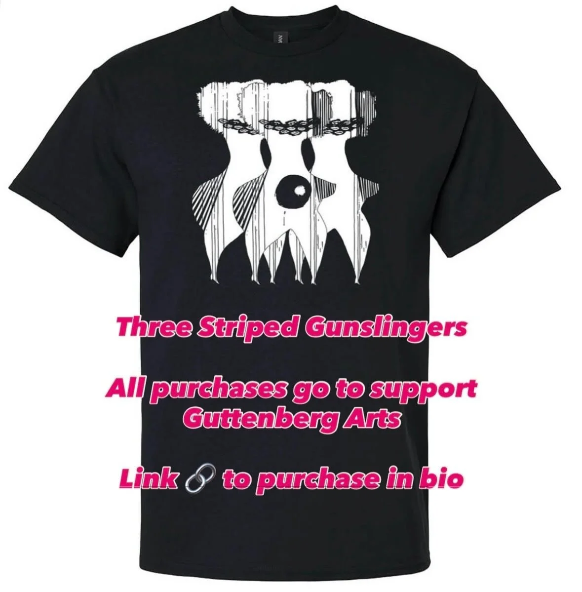 LAST DAY (and chance) to grab your limited edition screen printed Three Striped Gunslingers t-shirt before the deadline&hellip; Sunday, December 14 at midnight.

&bull;Order now to receive it in time for the holidays
&bull;100% of proceeds go directl