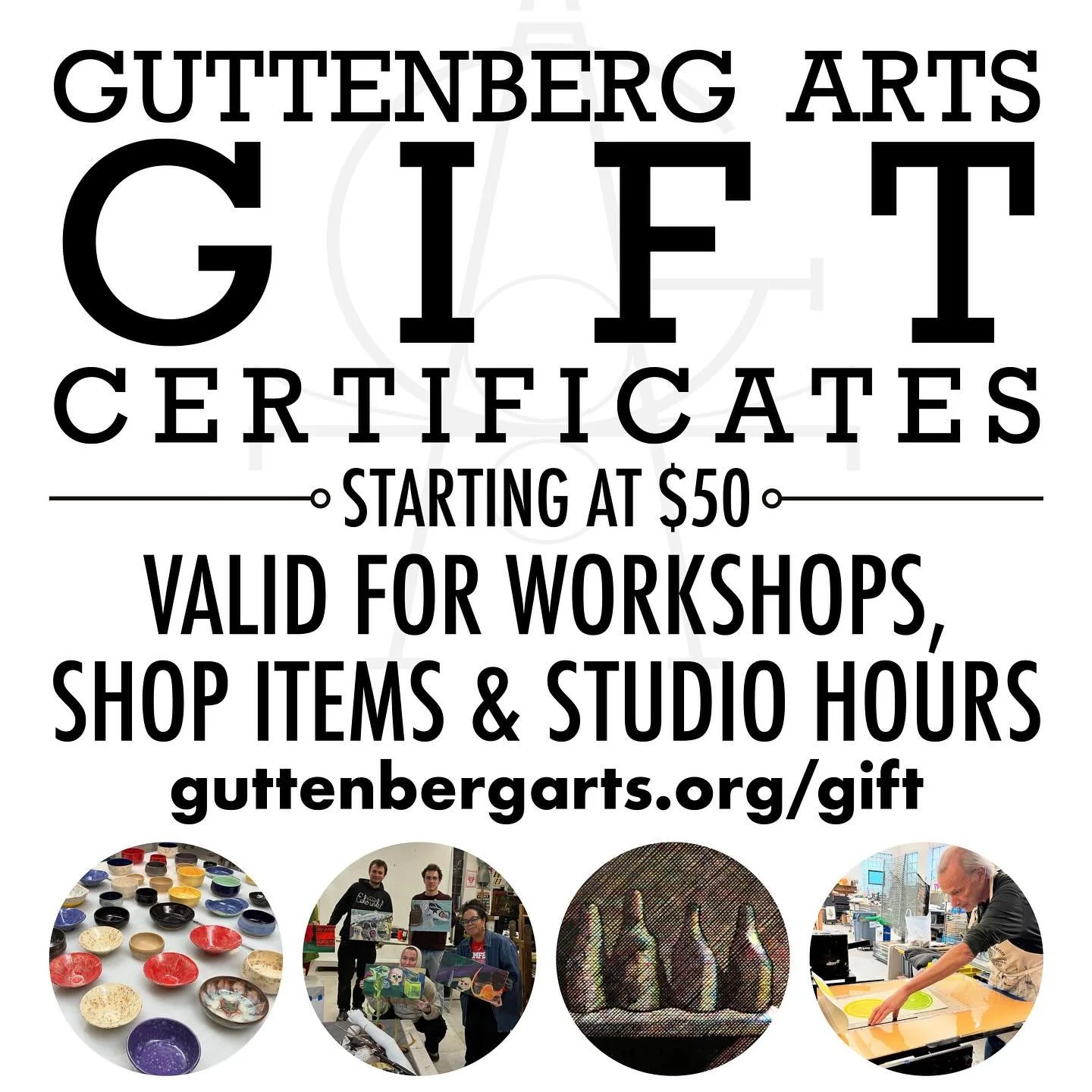 Give someone you love the Space and Time to do what they 💕 
GA gift certificates are a great gift that keeps on giving and doesn&rsquo;t seem last minute at all:)
Link in bio!
#giftcertificate #artclasses #studiotime #communityartcenter #communityev