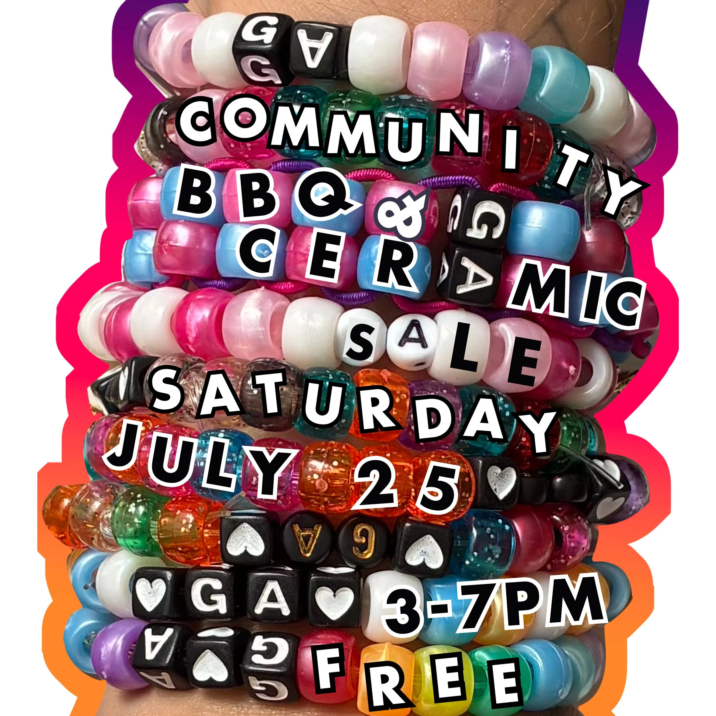 Community BBQ &amp; Ceramic Sale
