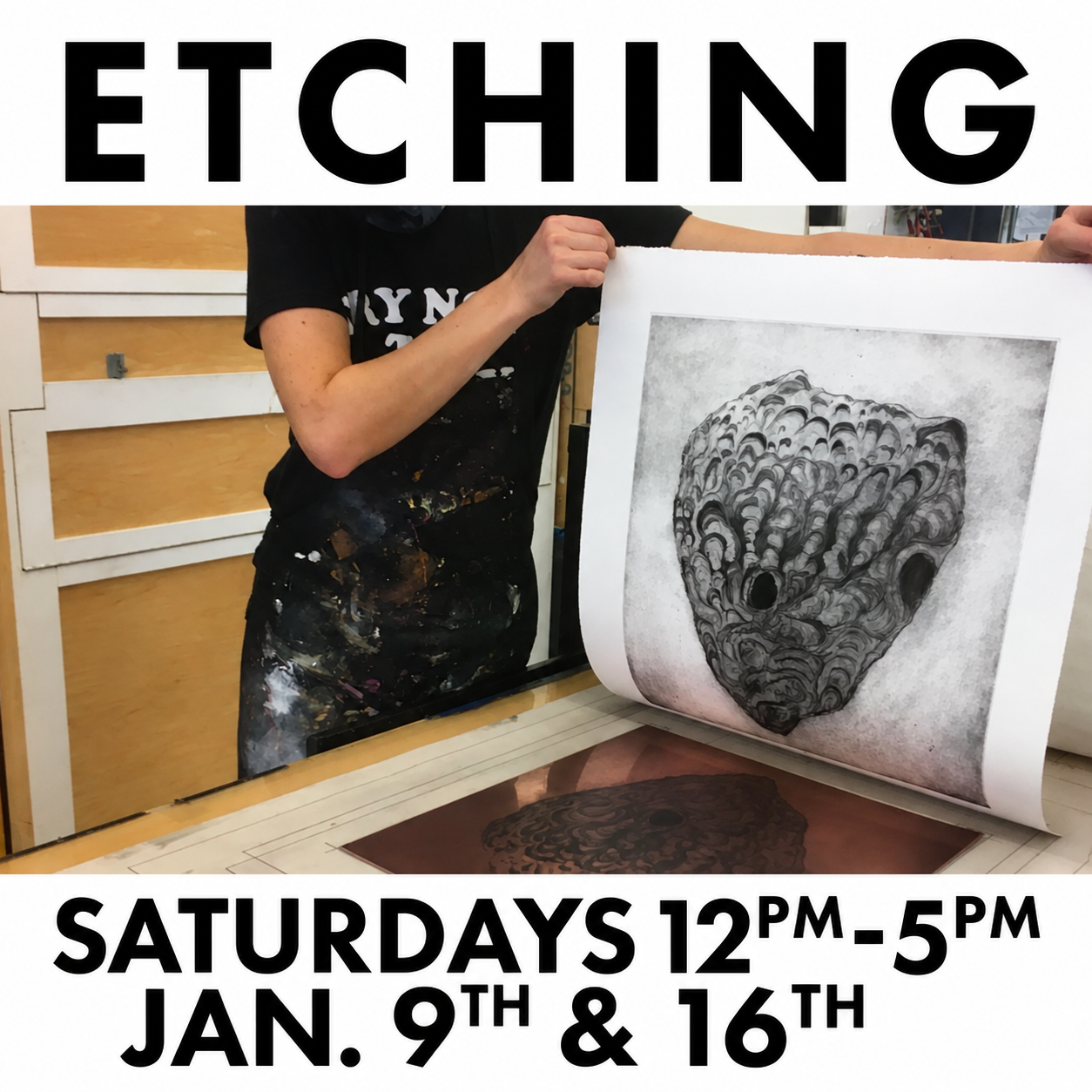Etching Workshop (1/9 + 1/16)