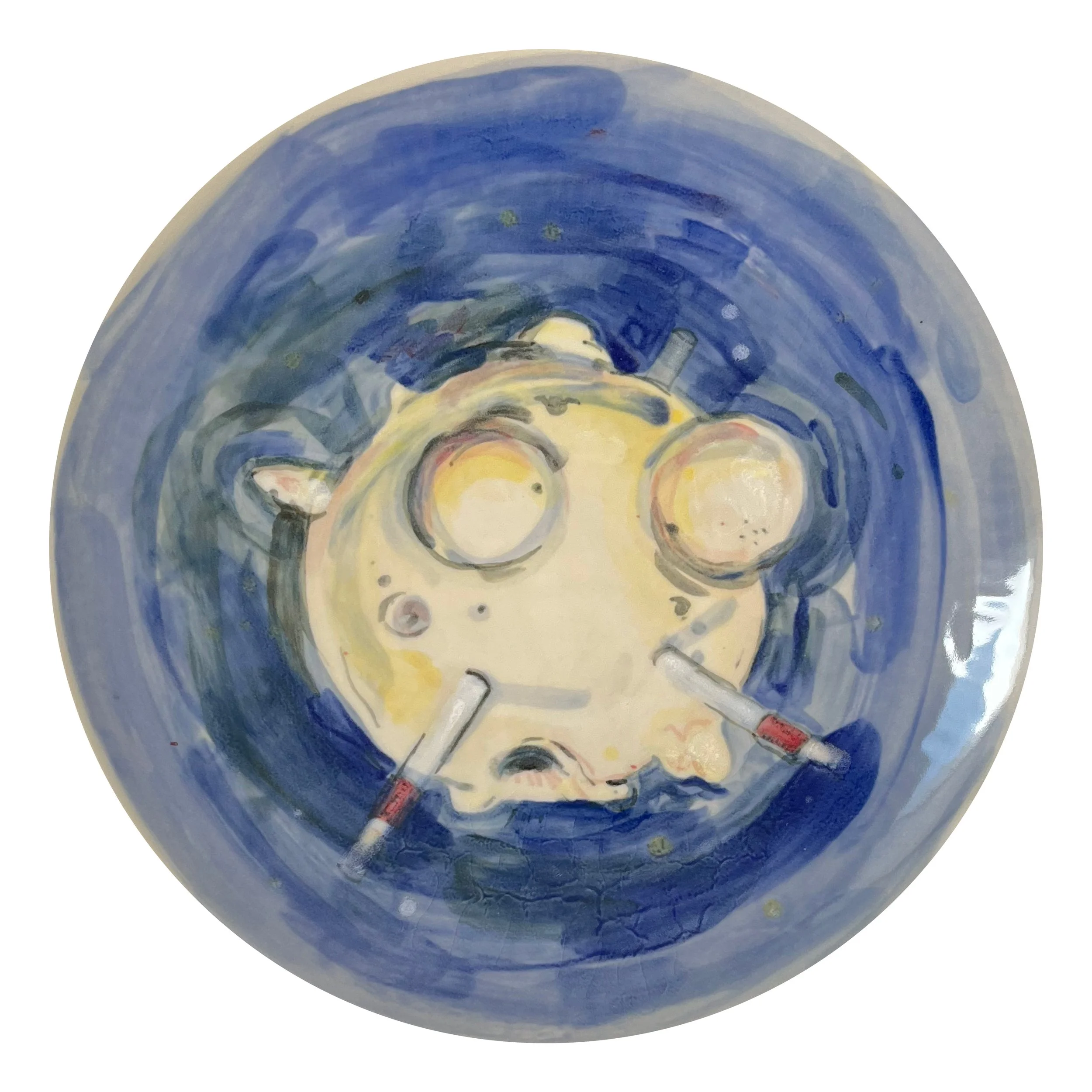 Ceramic Plate by Karen Leo