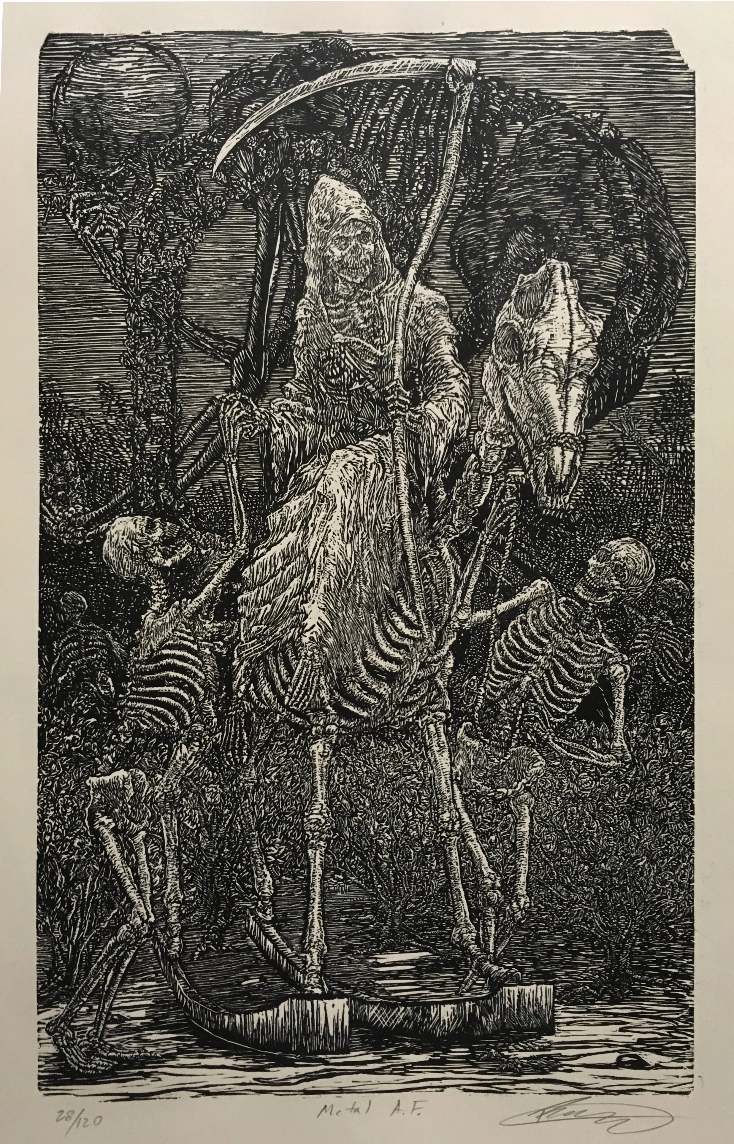 The Metal A.F. Print