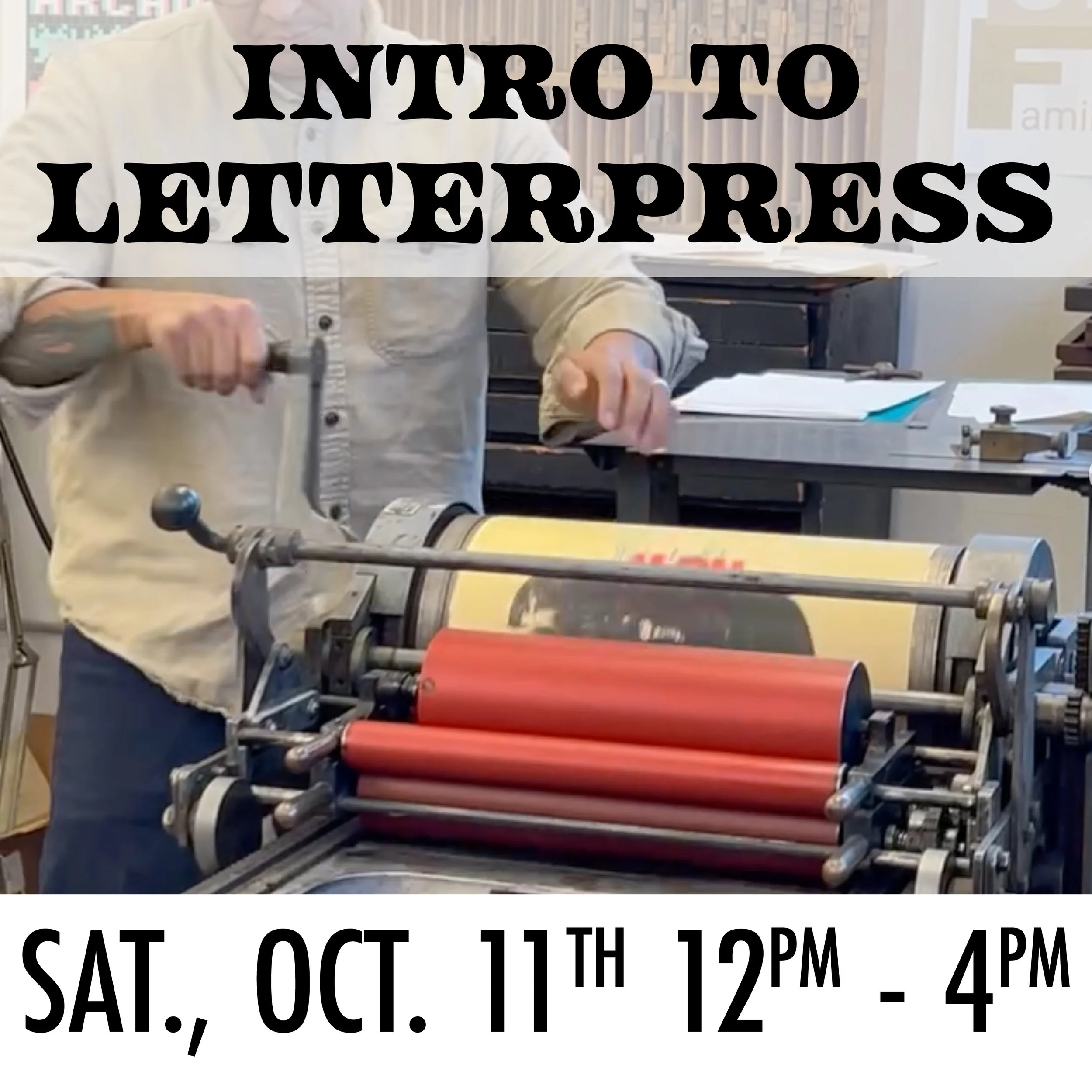Intro to Letterpress (10/11)