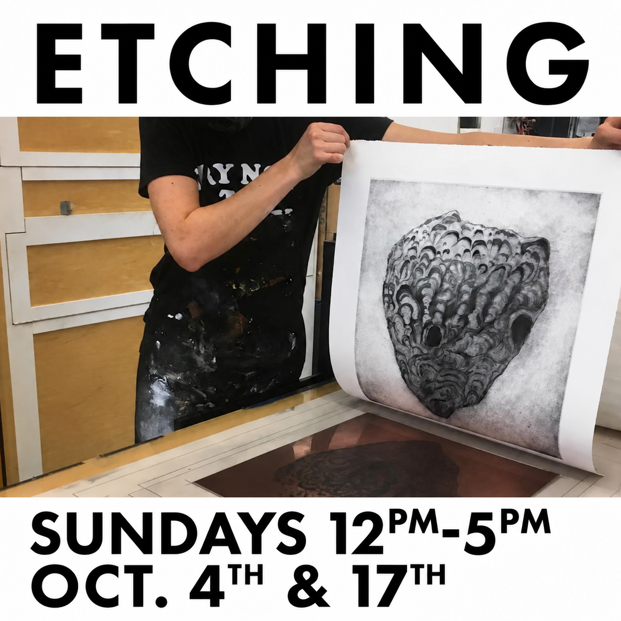 Etching Workshop (10/4+10/17)