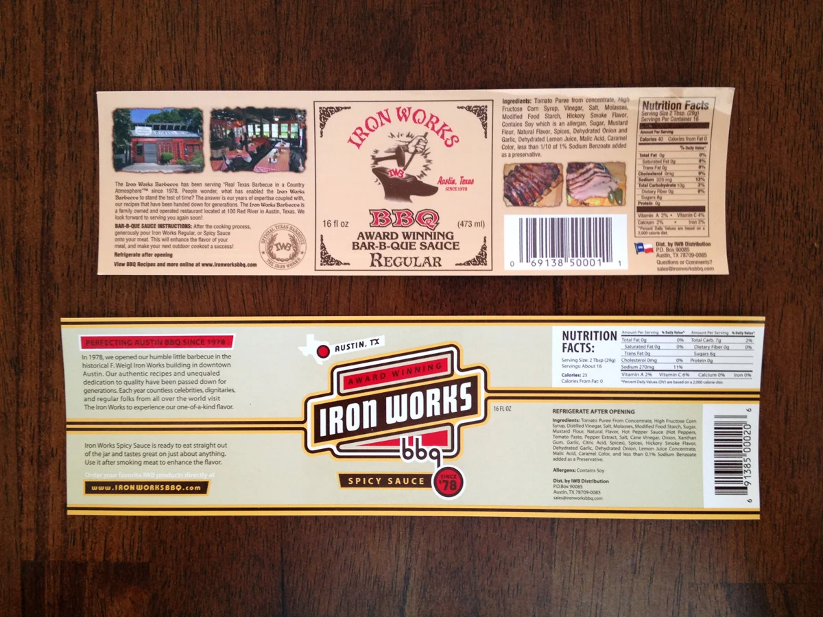 Iron Works BBQ Before & After
