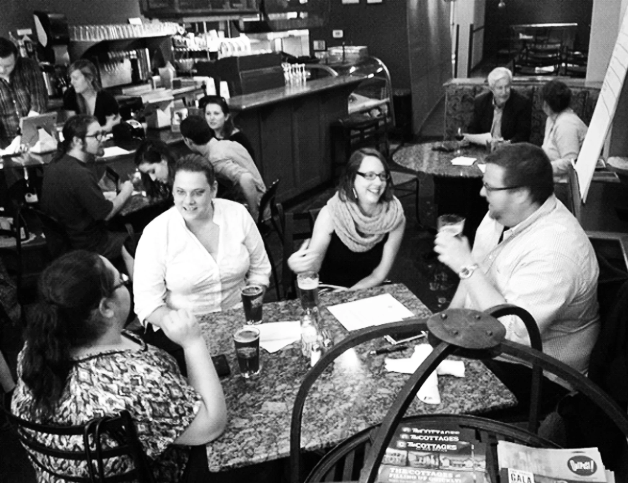 The Paper Space Cadets discuss a winning strategy.
