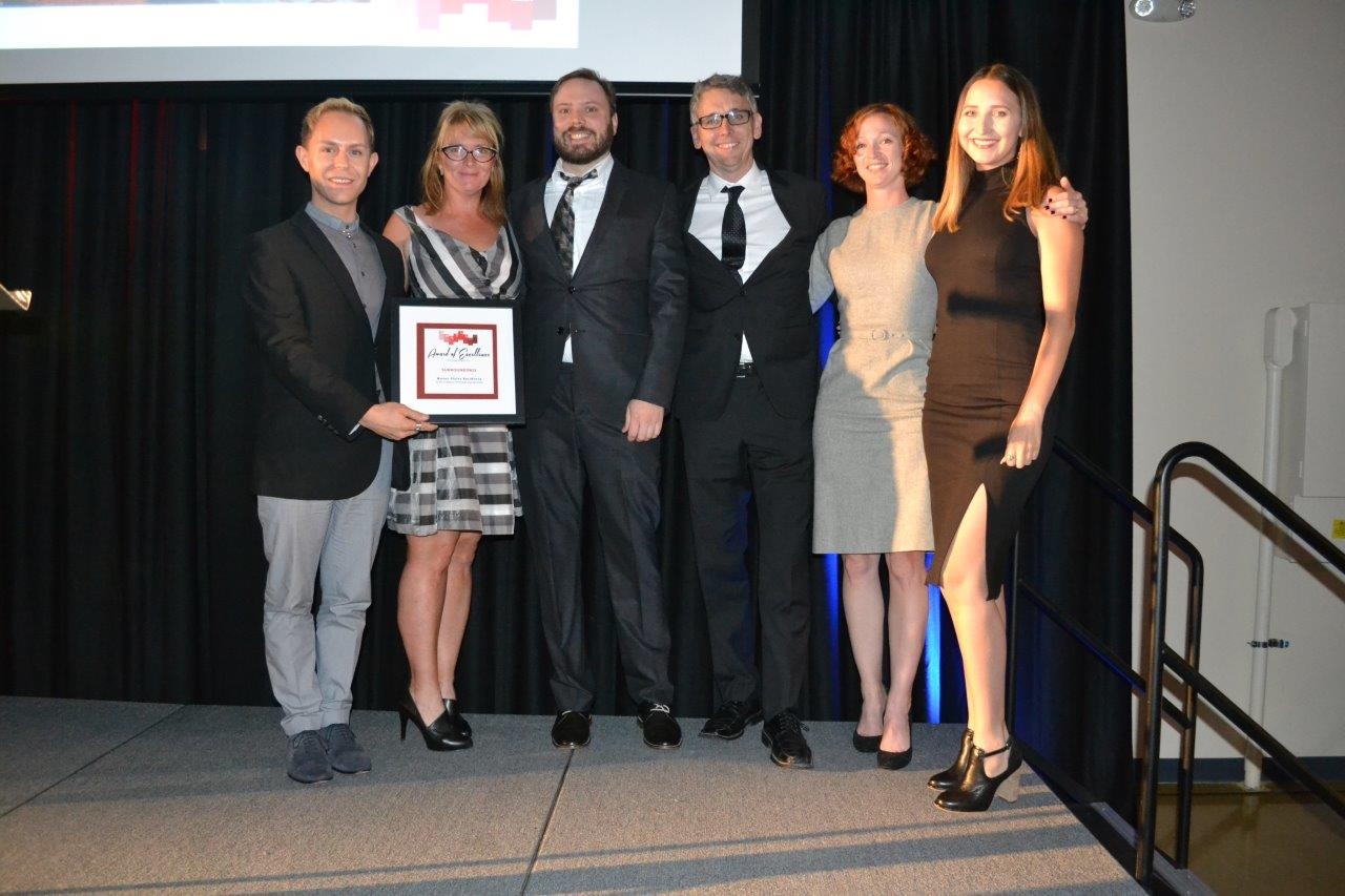 Surroundings Studio accepts the 2016 Award of Excellence