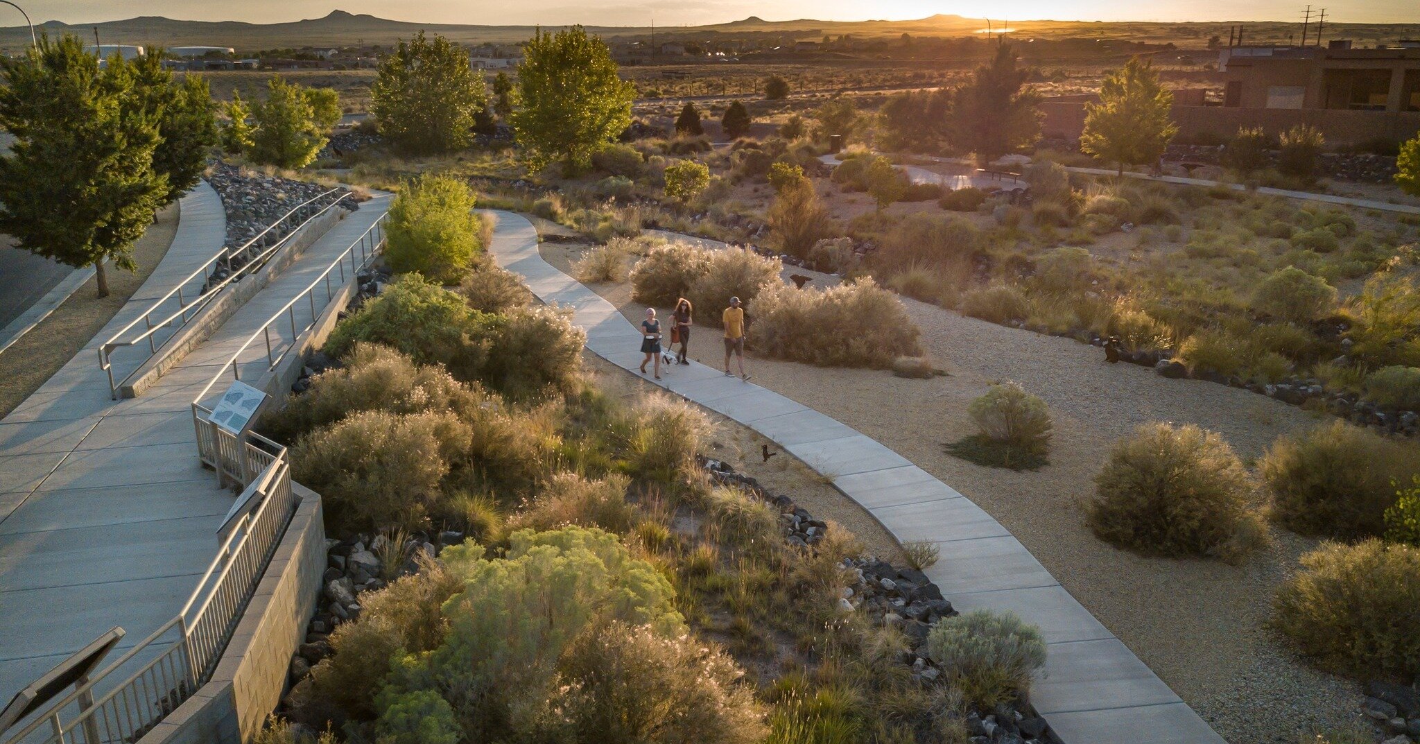 Greg Miller, Principal at @plandcollab, shares images of three #parks in Albuquerque, NM. These parks feature nature play, cultural identification, and sustainability.

#WLAM2023 #WLAM #landscapearchitecture #thisislandscapearchitecture #iamalandscap