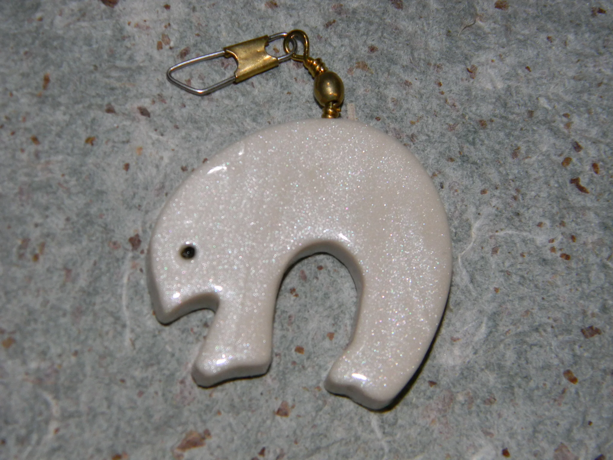 Polar Bear Zipper Pull