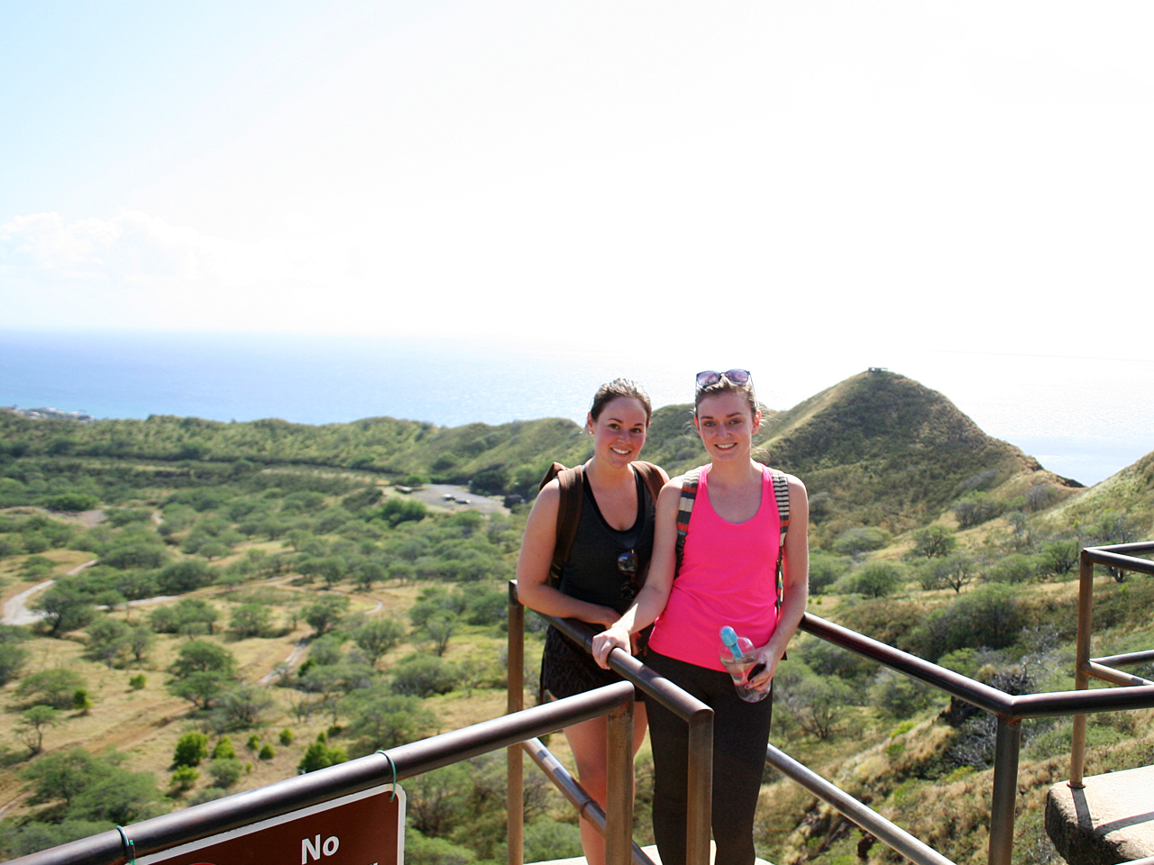 Dana and I at one of the midway points.