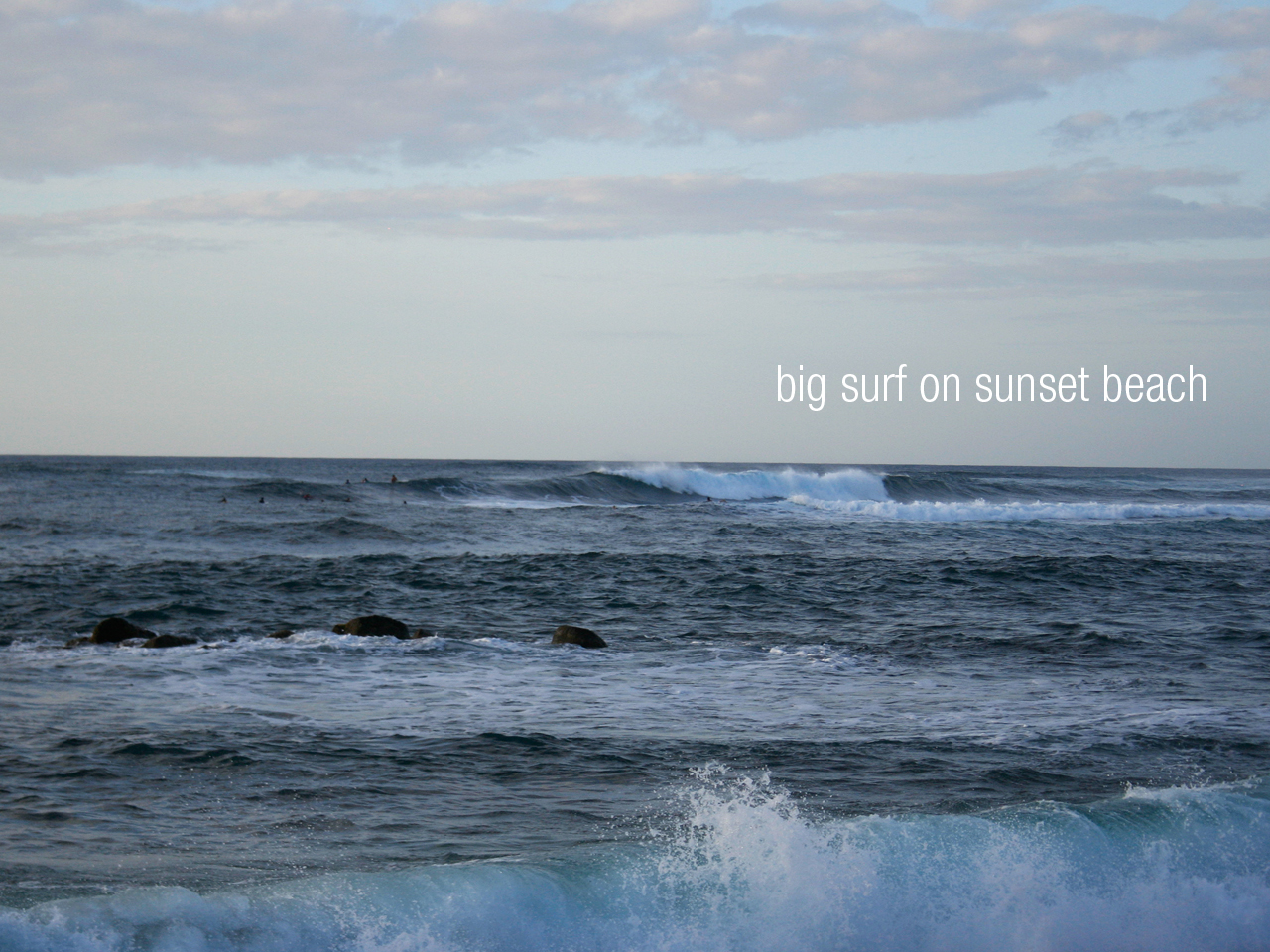 Our last stop before the sunset on our road trip was Sunset Beach- a beach along the North Shore famous for it's big surf waves. Sat and watched the surfers here for an hour. 