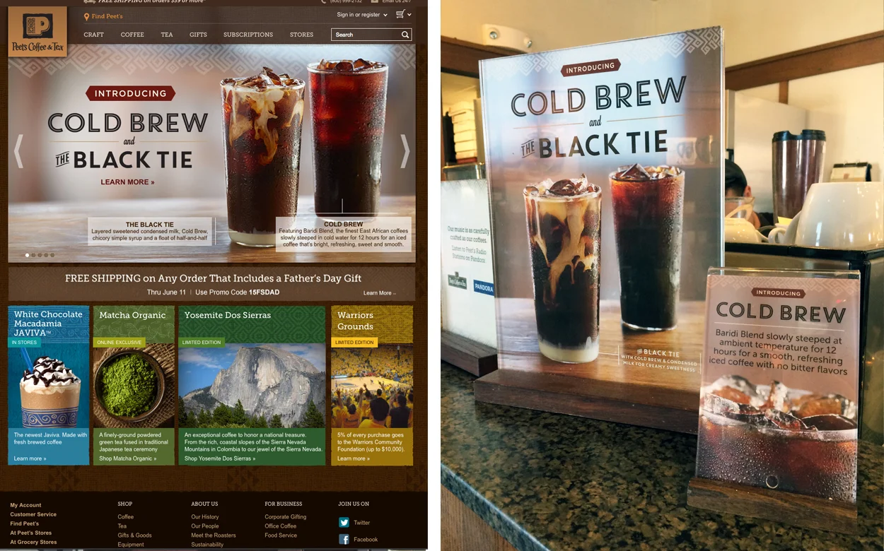 Peet's Cold Brew Coffee