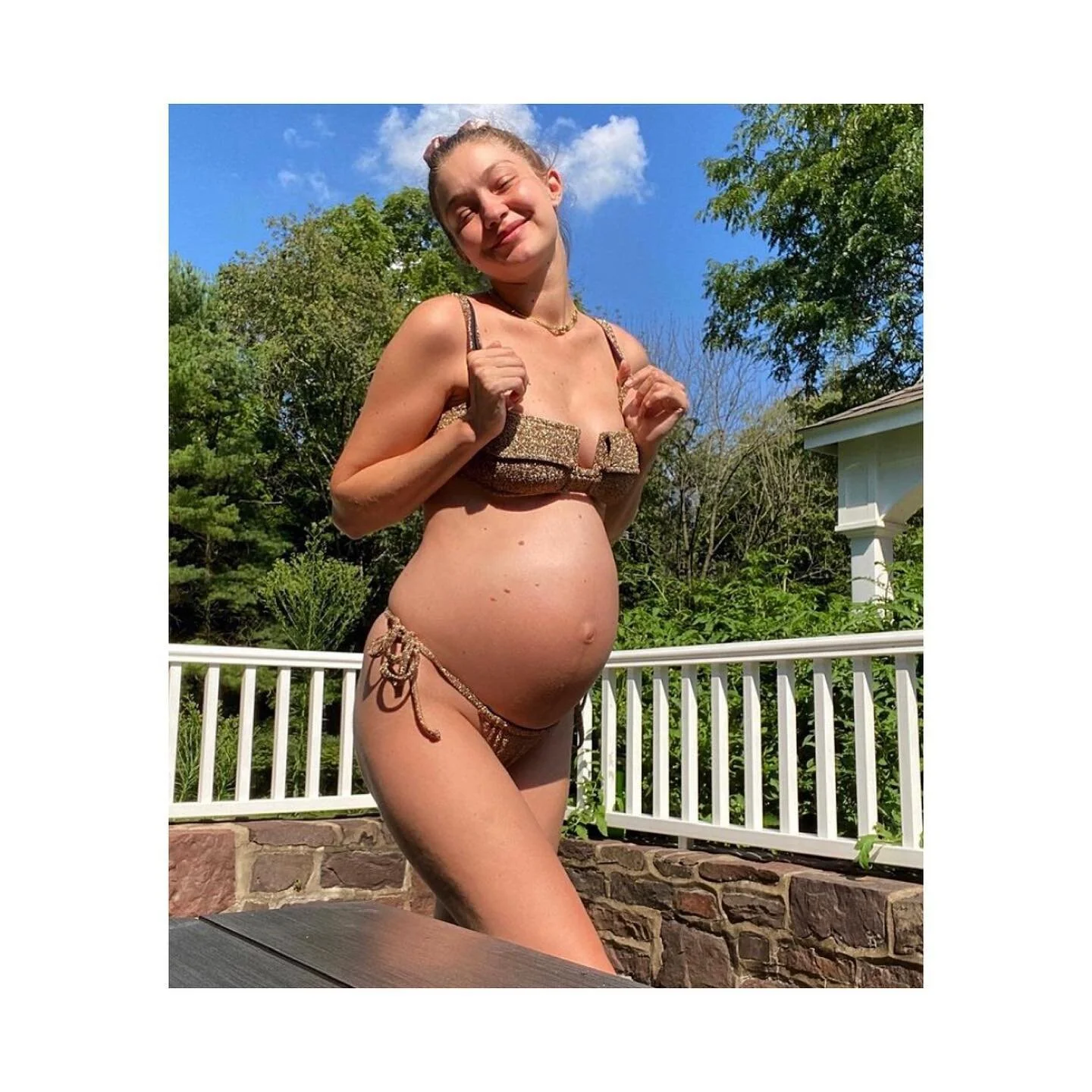 D e v o n  W i n d s o r  S w i m 
#gigihadid in #sparkle #swim #fabric #DzinesTex #devonwindsor