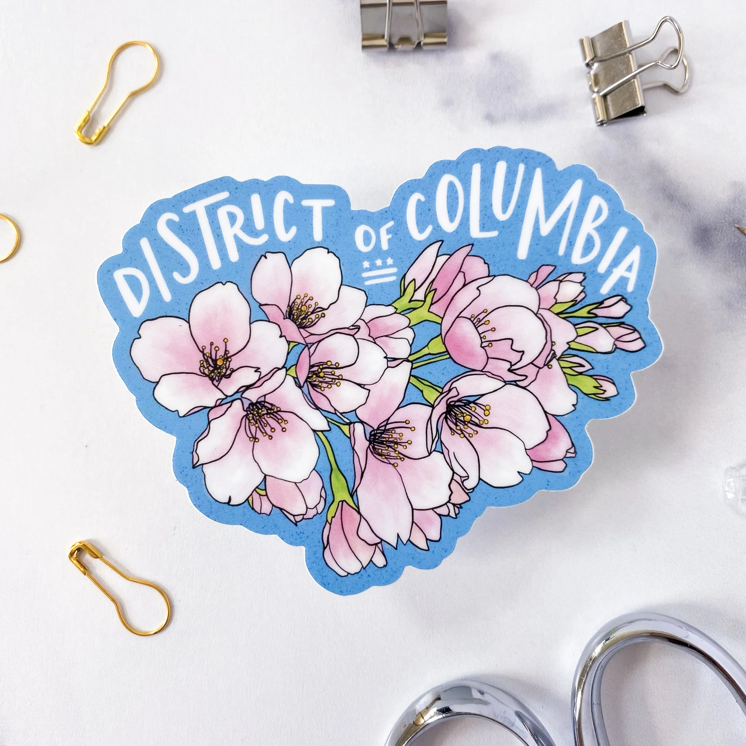 Sticker - DC Cherry Blossoms