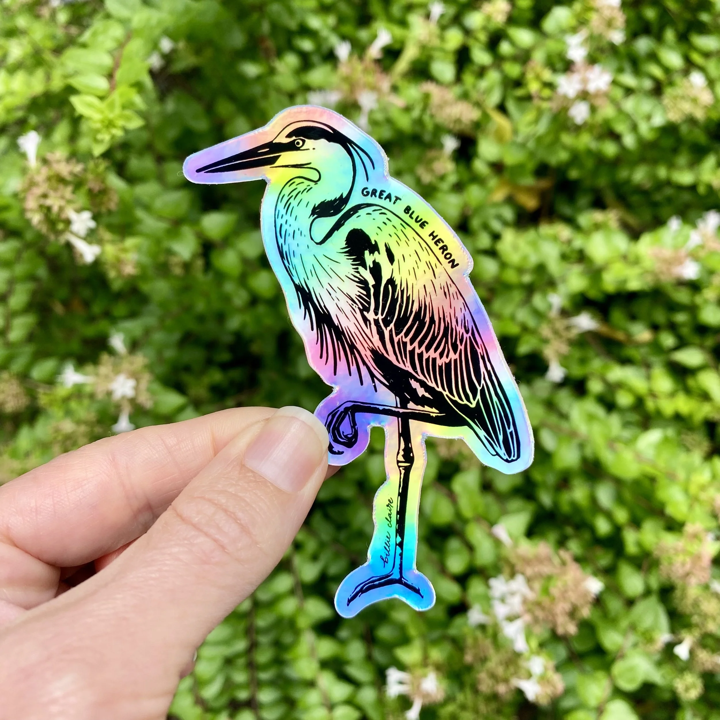 Great Blue Heron Holographic 1 - Billie Claire.jpg