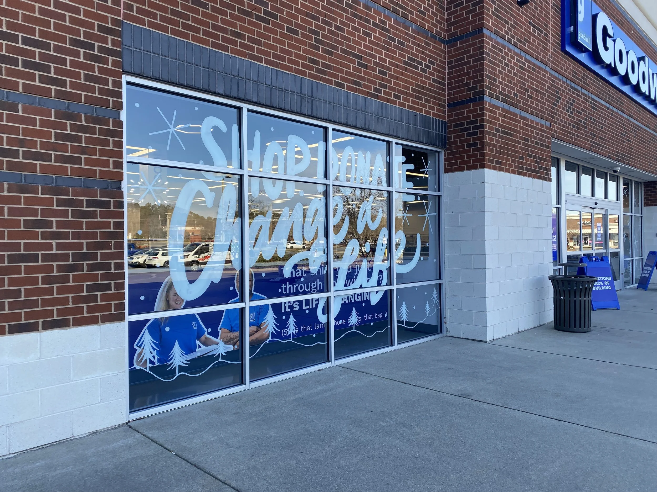 12.2025  |  Winter window painting for Goodwill Stratford Hills