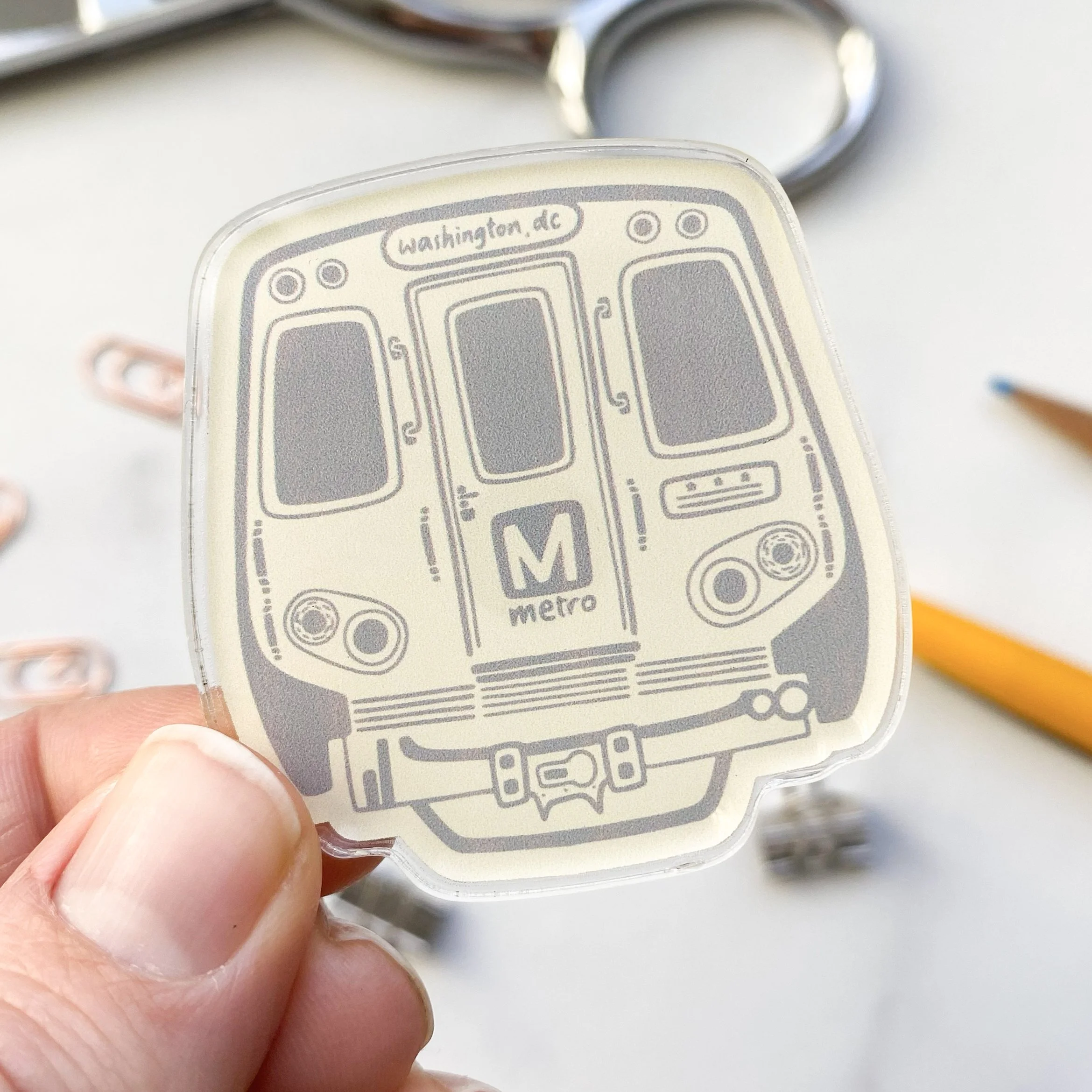 DC Metro Silver Acrylic Magnet 1 - Billie Claire.jpg