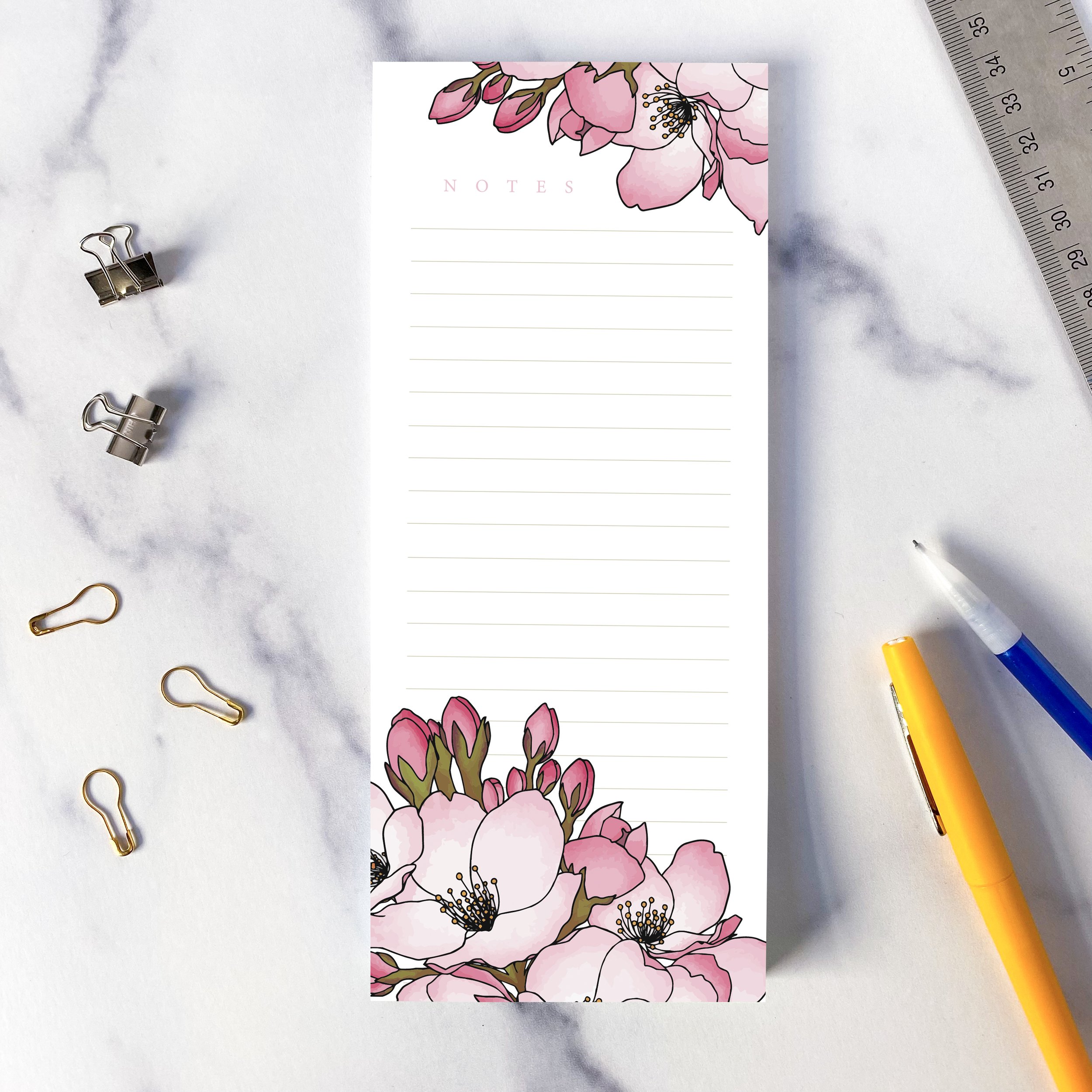 Notepad - Cherry Blossoms