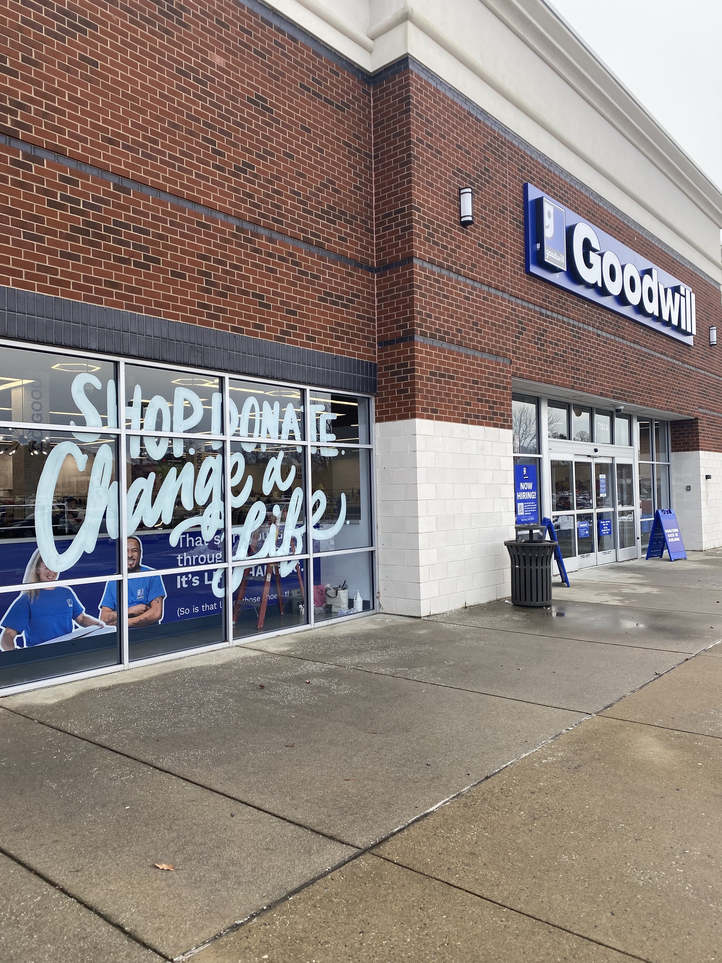 I worked with existing brand language and designed custom lettering and holiday accents for their location windows. 2025