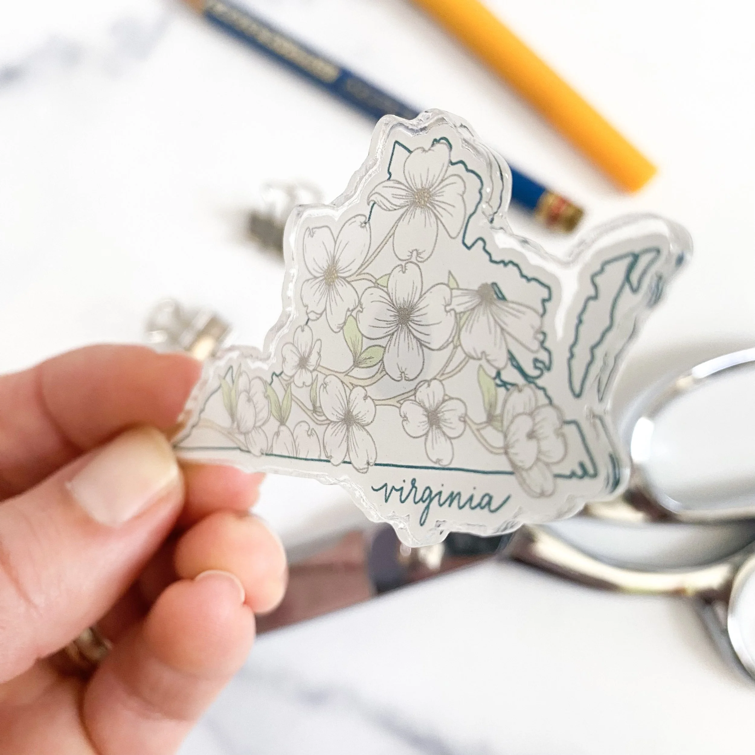 Virginia Dogwoods Acrylic Magnet 3 - Billie Claire.jpg