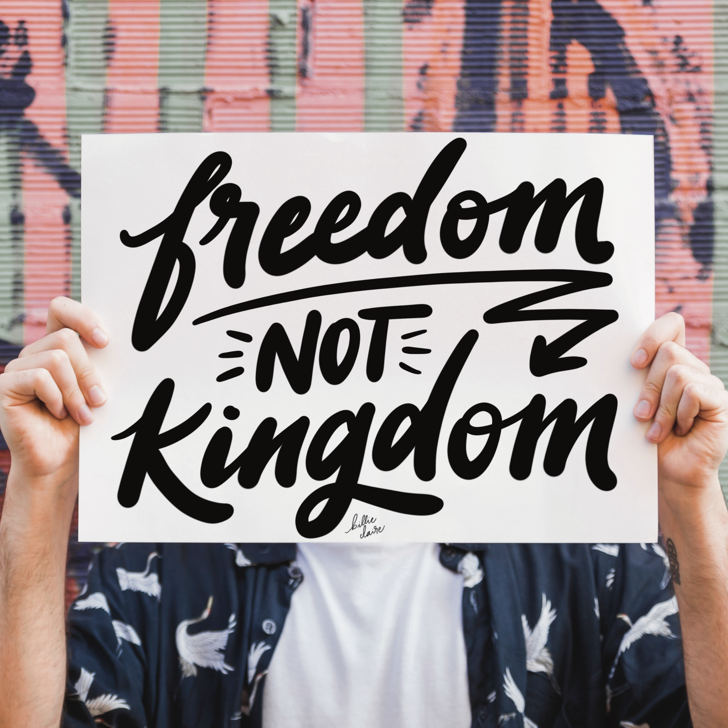 FREE protest signs again Trump and his MAGA gang.