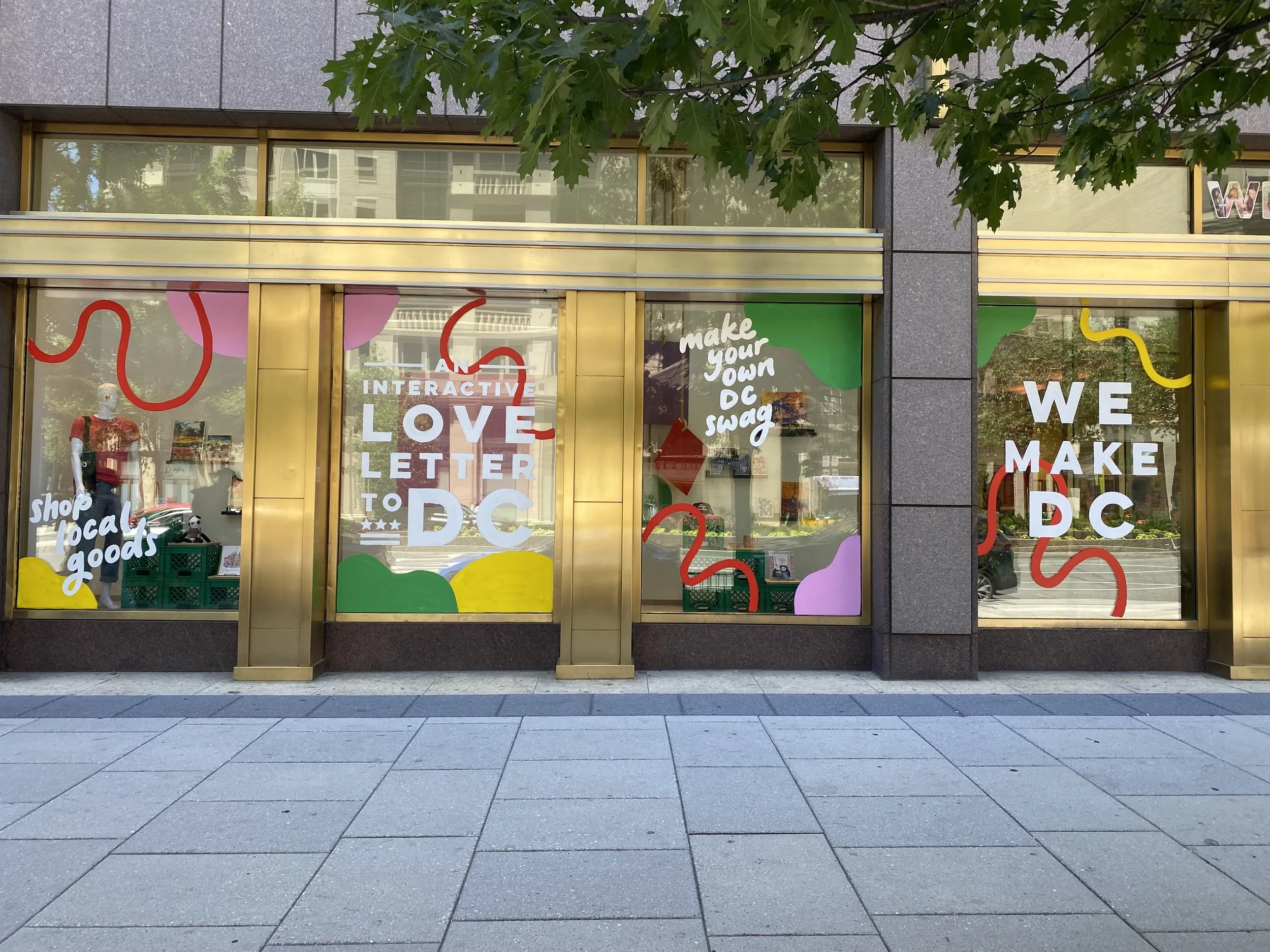 6.2026  |  Window painting for We Make DC