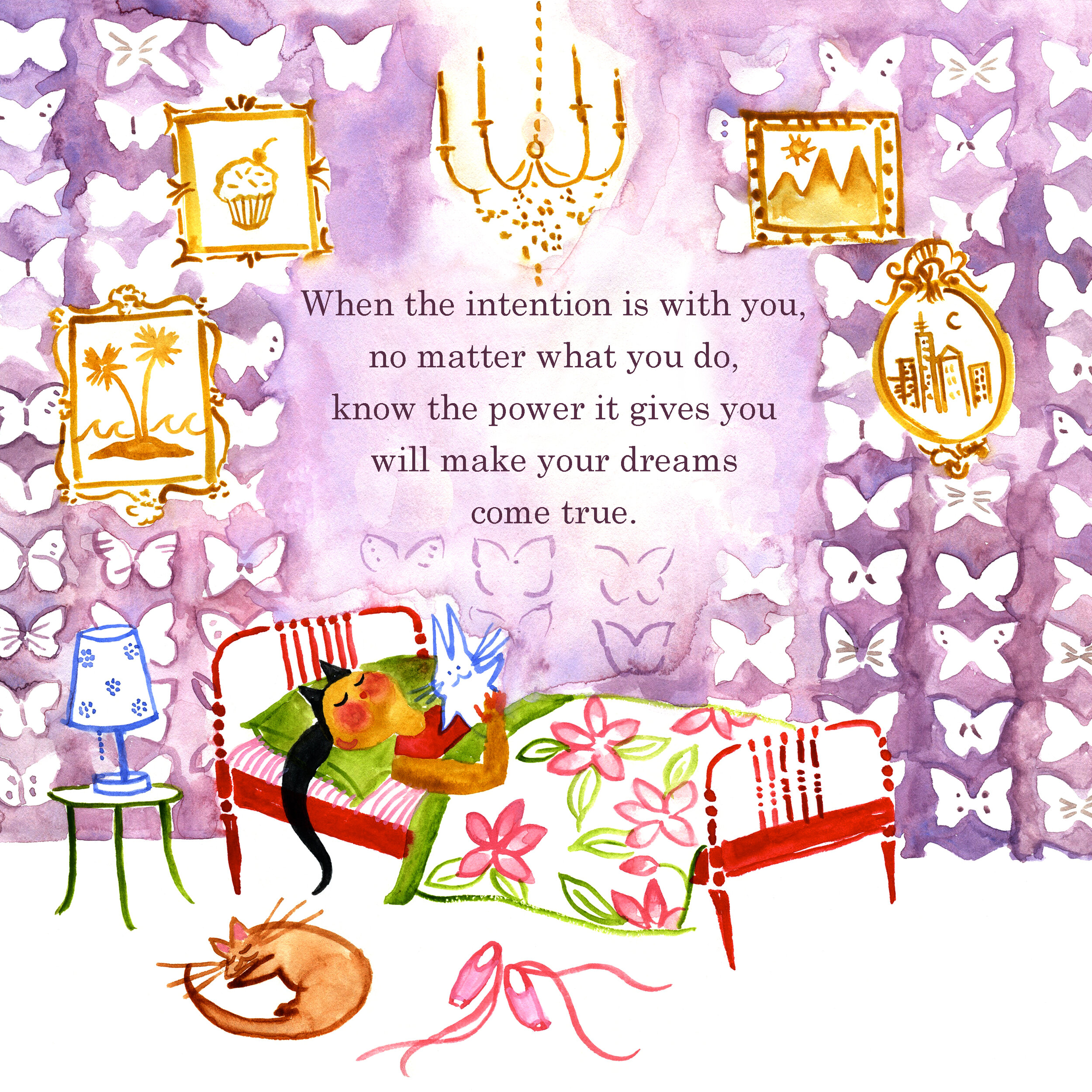  A PAGE FROM THE CHILDREN'S BOOK SET YOUR INTENTION