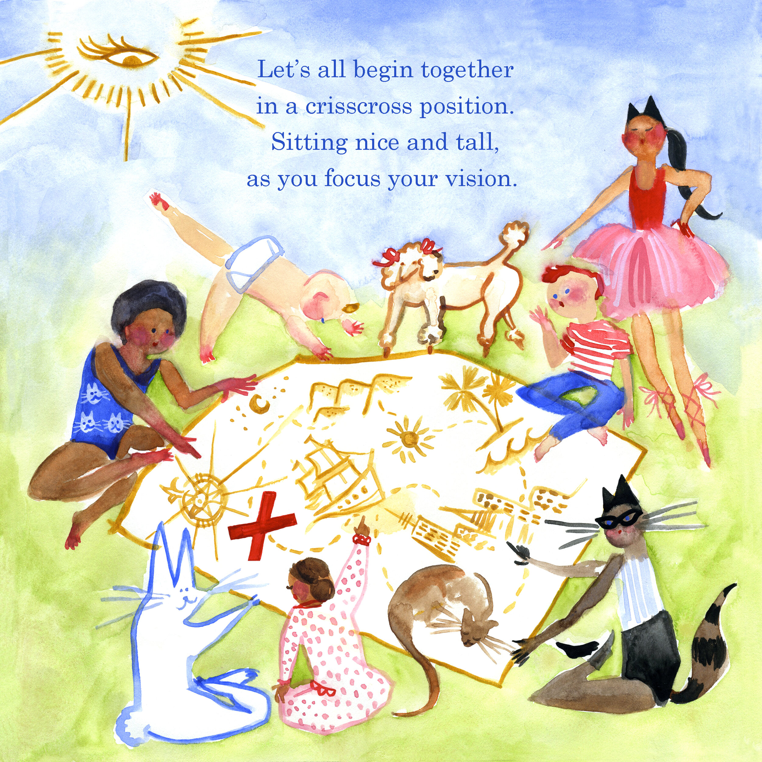  A PAGE FROM THE CHILDREN'S BOOK SET YOUR INTENTION