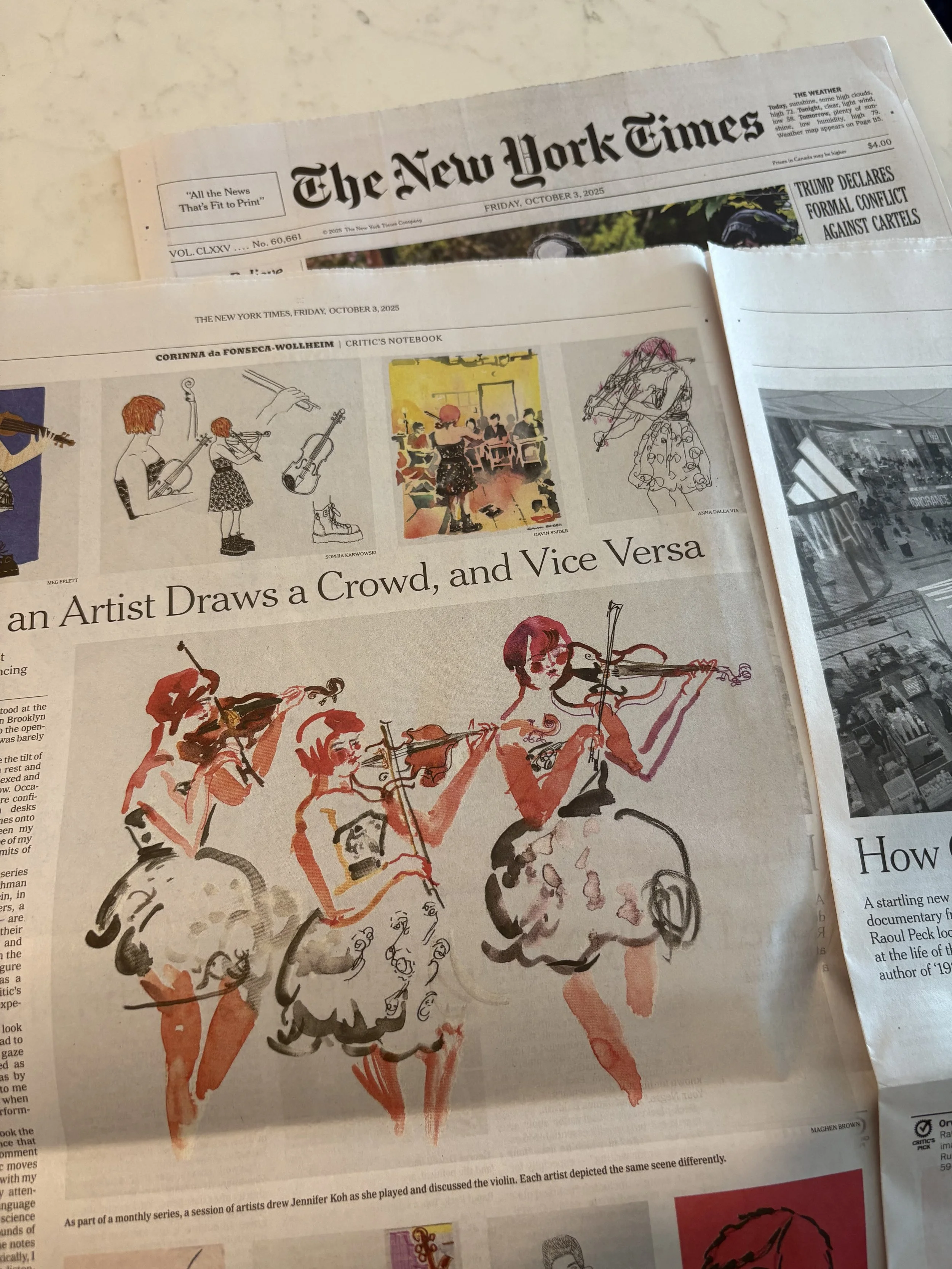 My art in The New York Times