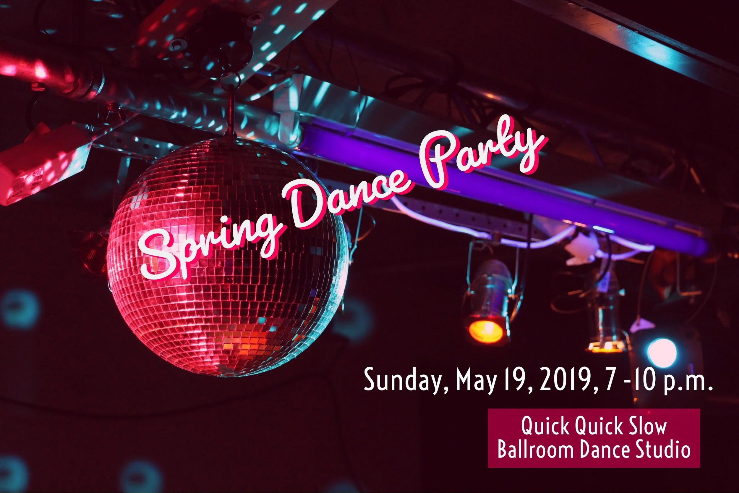 Quick Quick Slow studio dance party for dance enthusiasts.