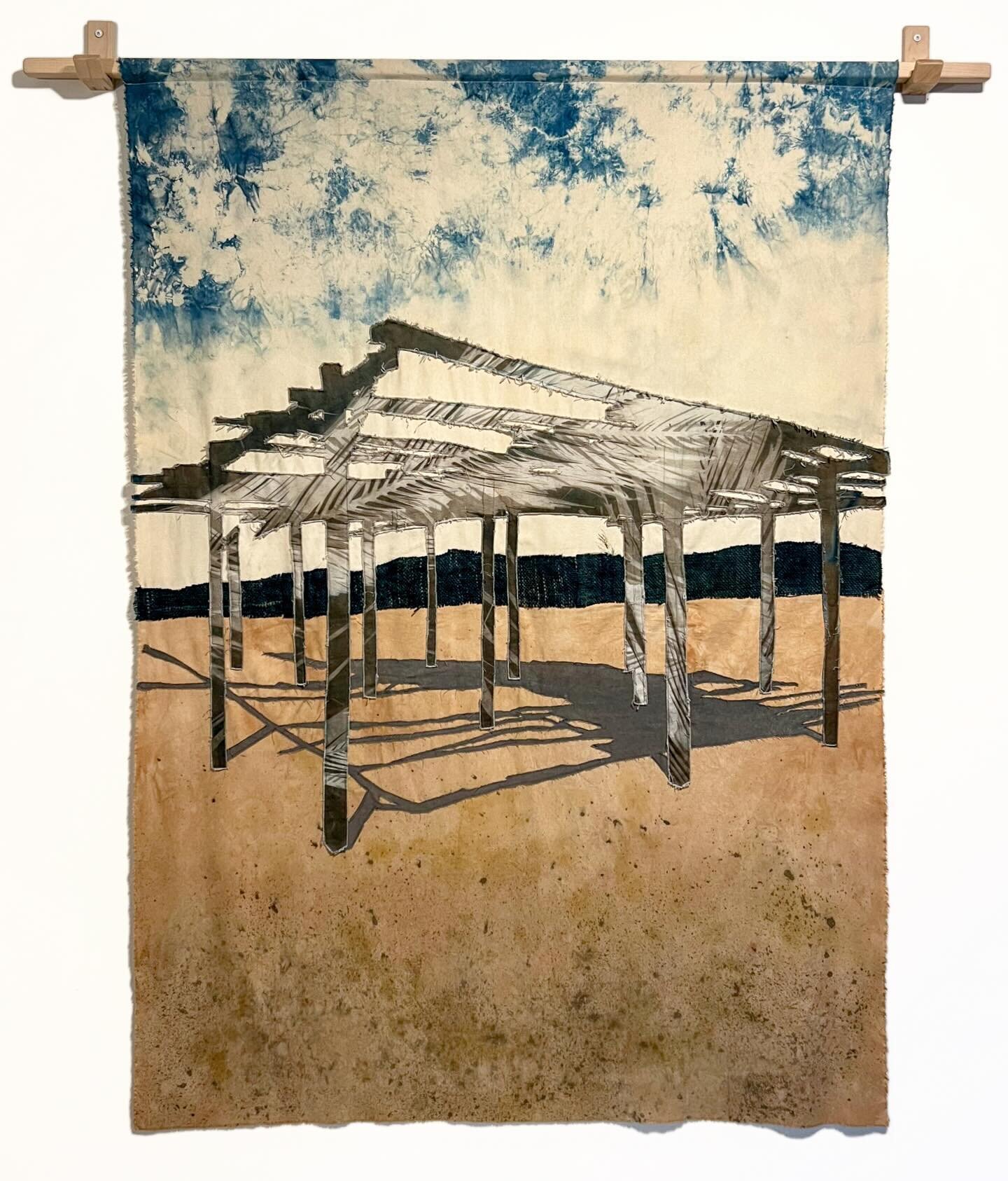 My piece &ldquo;Salton Sea Flag&rdquo; will be included in the exhibition Forgotten Spaces at @roxburyartsgroup opening next weekend. Looks like it will be a wonderful show, I hope some of my Hudson Valley friends will be able to check it out! 💙

&l