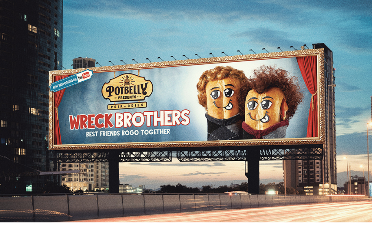 Potbelly - The Wreck Brothers Billboard