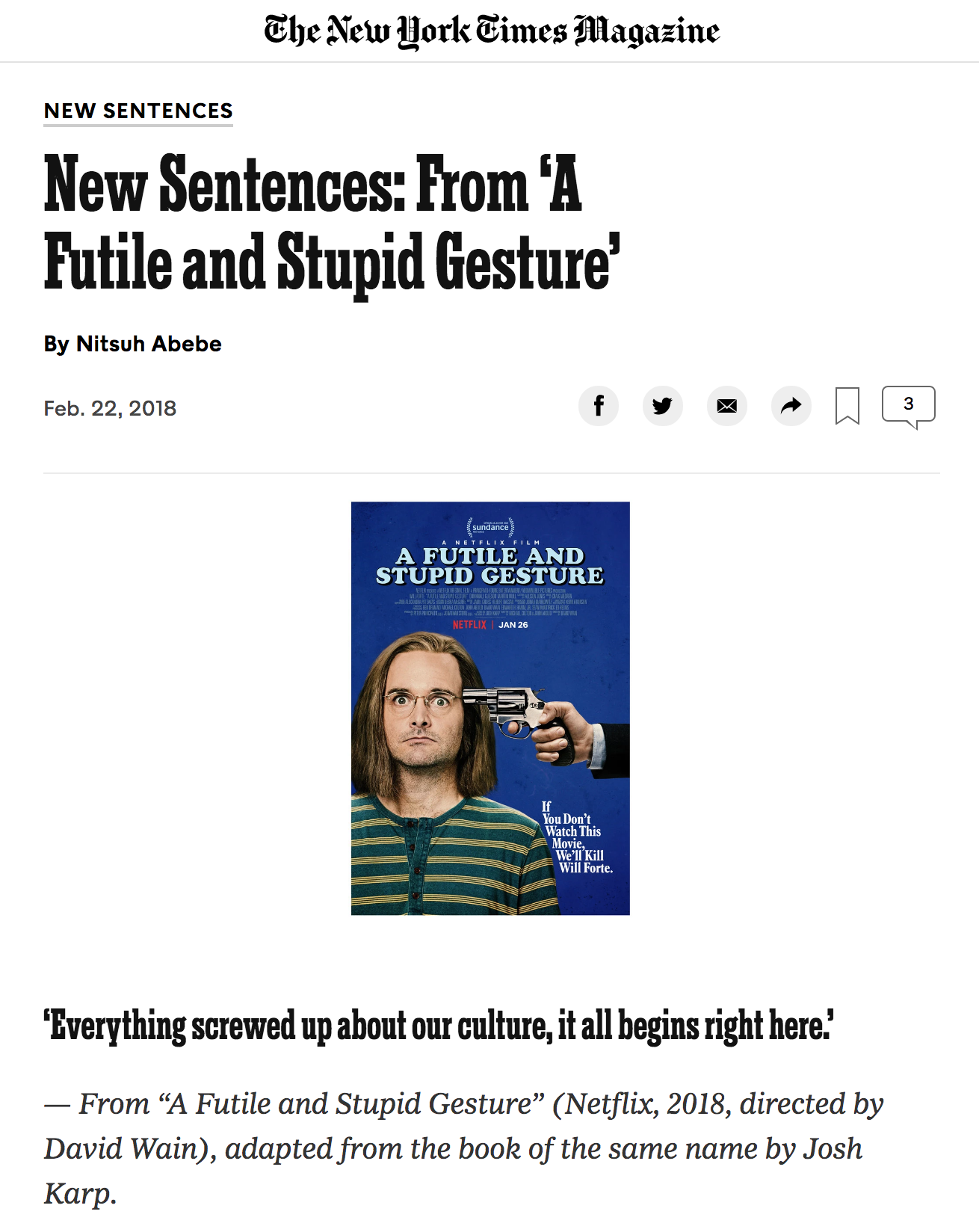 Marcus Meisler - The New York Times Magazine