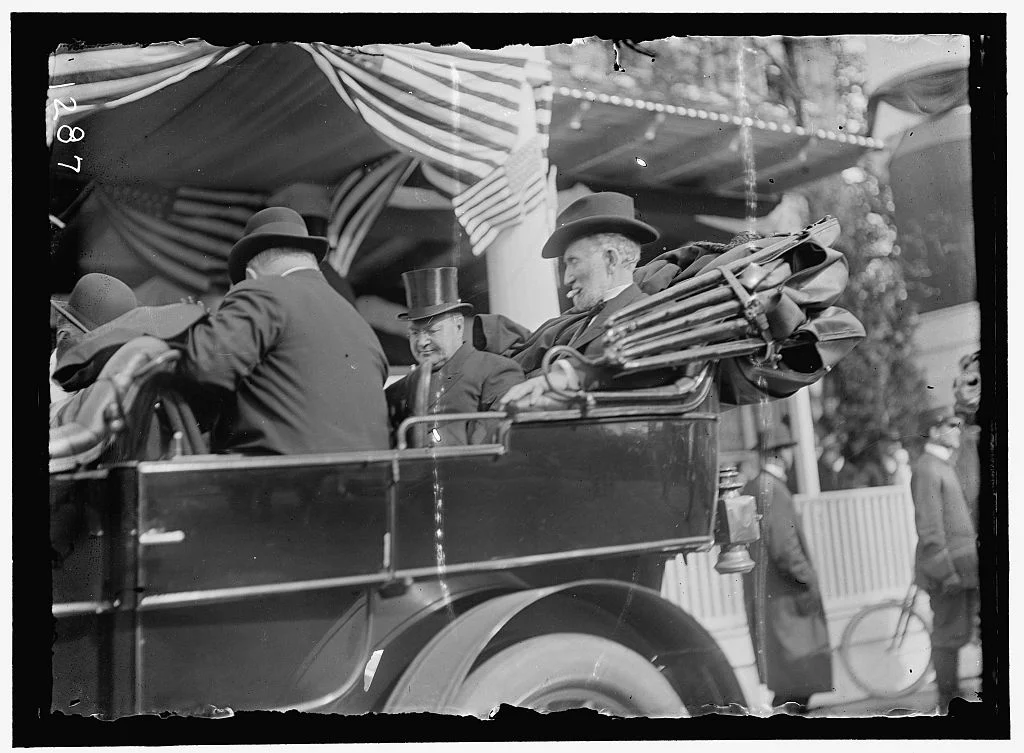 Rep. "Uncle Joe" Cannon and Vice Pres. "Sunny Jim" Sherman