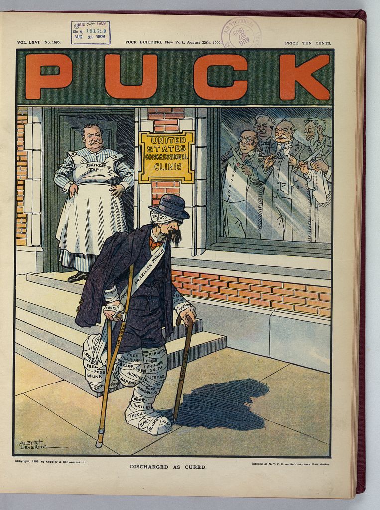 Discharged as Cured - Aug. 25, 1909