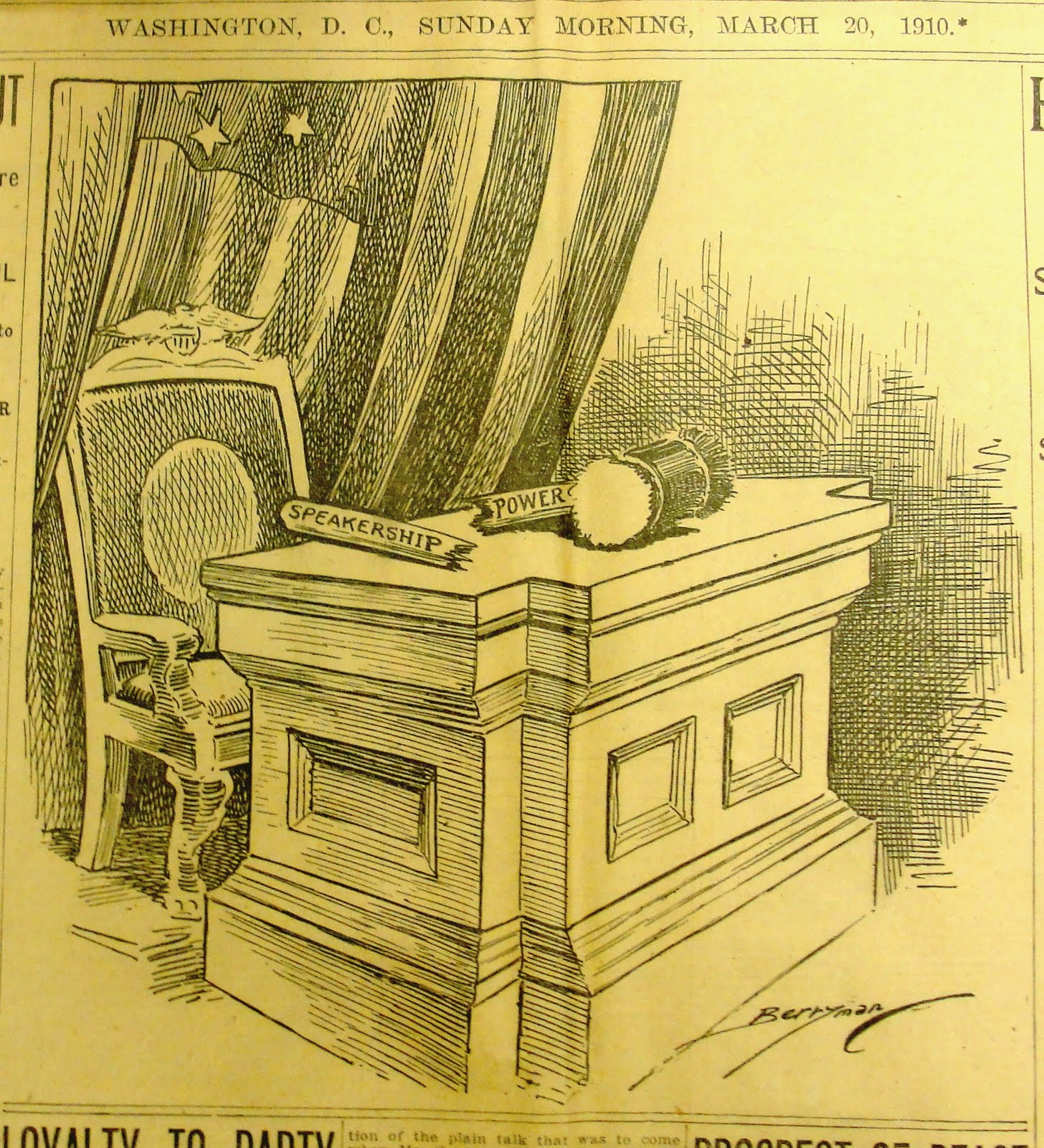 Empty Desk - Mar. 20, 1910