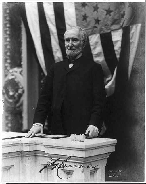 Speaker Joseph Gurney CannonUS 1900 Photo Houseshaking handsRepresen 