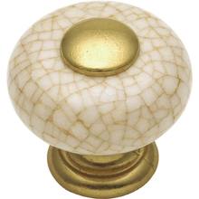 Mushroom shape Hardware, this one is classic in porcelain and brass. But also looks stunning in iron, and chrome. 