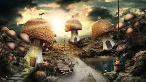 Child's room wall mural