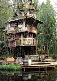 The Whimsy Tree House, taken from the crooked house. 