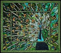 Peacock Mosaic Tile 