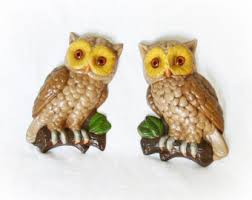 Owls were really the rage - Owly fridge magnets. 