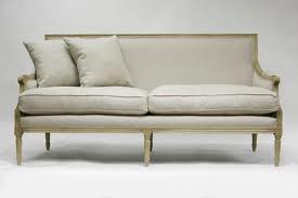 Another fantastic choice, elegant yet traditional linen chesterfield style by Restoration Hardware, budget $$$