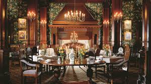 The Empress hotel - dining room. 