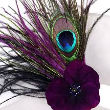 Peacock Purple Feathers....