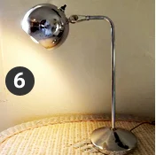 The Globe Lamp, aka the silver eyeball! 