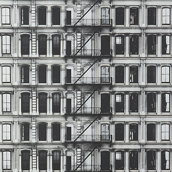 A must in my designs is the bold beauty found in wallpapers. Here is Architectural Tour by Ben Holding - amazing imagery. You can find this paper at CB2 Vancouver-BC