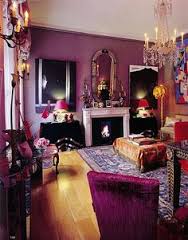 A hit of a purple living room just to get your mind photo snap on the right page! 